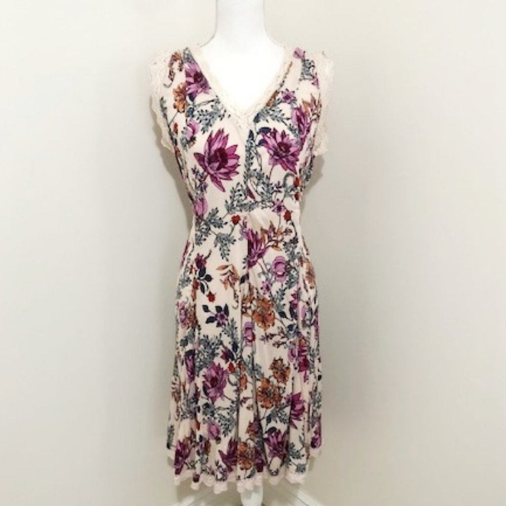 Floral Print Sleeveless Dress